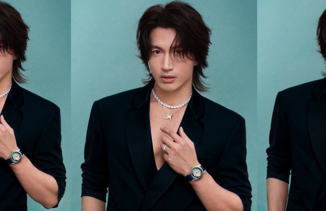 言承旭出任Tiffany & Co.品牌大使,拍攝石上鳥珠寶形象照片。(蒂芙尼提供)