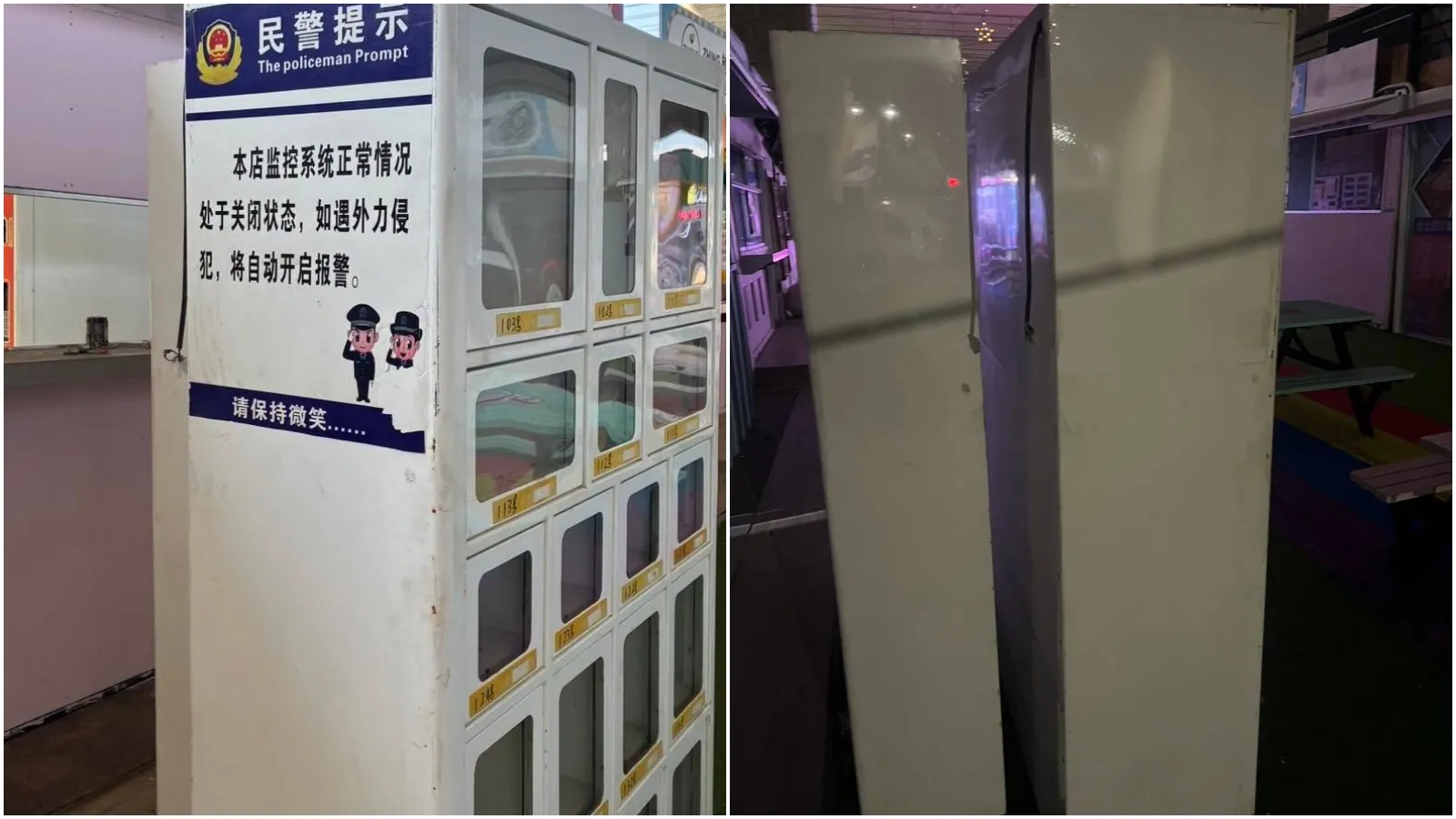台中潭子車站外被貼中國國徽「民警提示」　台鐵回應了