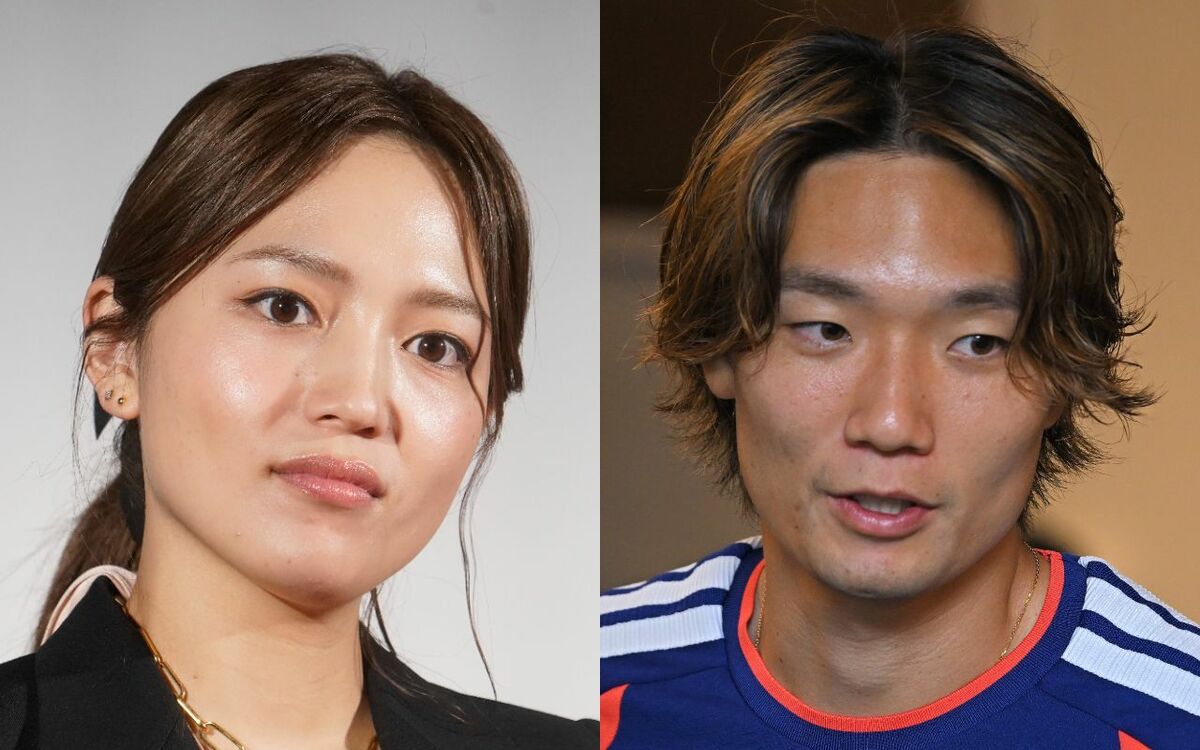 川口春奈被爆與日本足球代表隊隊長板倉滉交往約1年,兩人跨越日本、荷蘭維繫遠距離戀情。(翻攝網路)