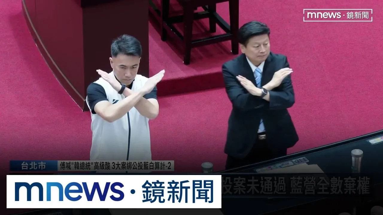 民眾黨被丟包？「安樂死」公投案未通過　藍營全數棄權
