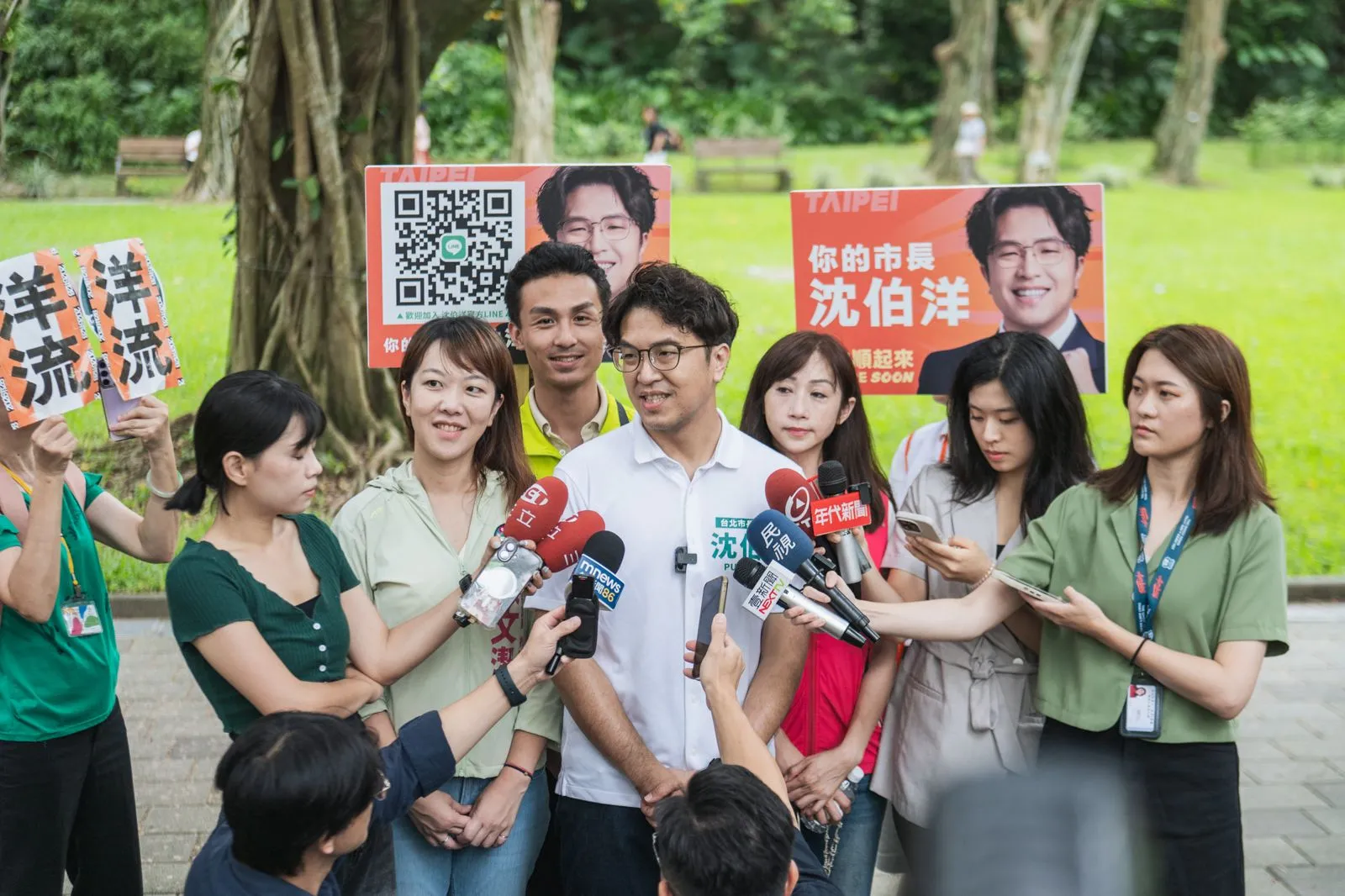 政大新生群背景換沈伯洋照片　高嘉瑜揭黨校風向變了：年輕人認同他
