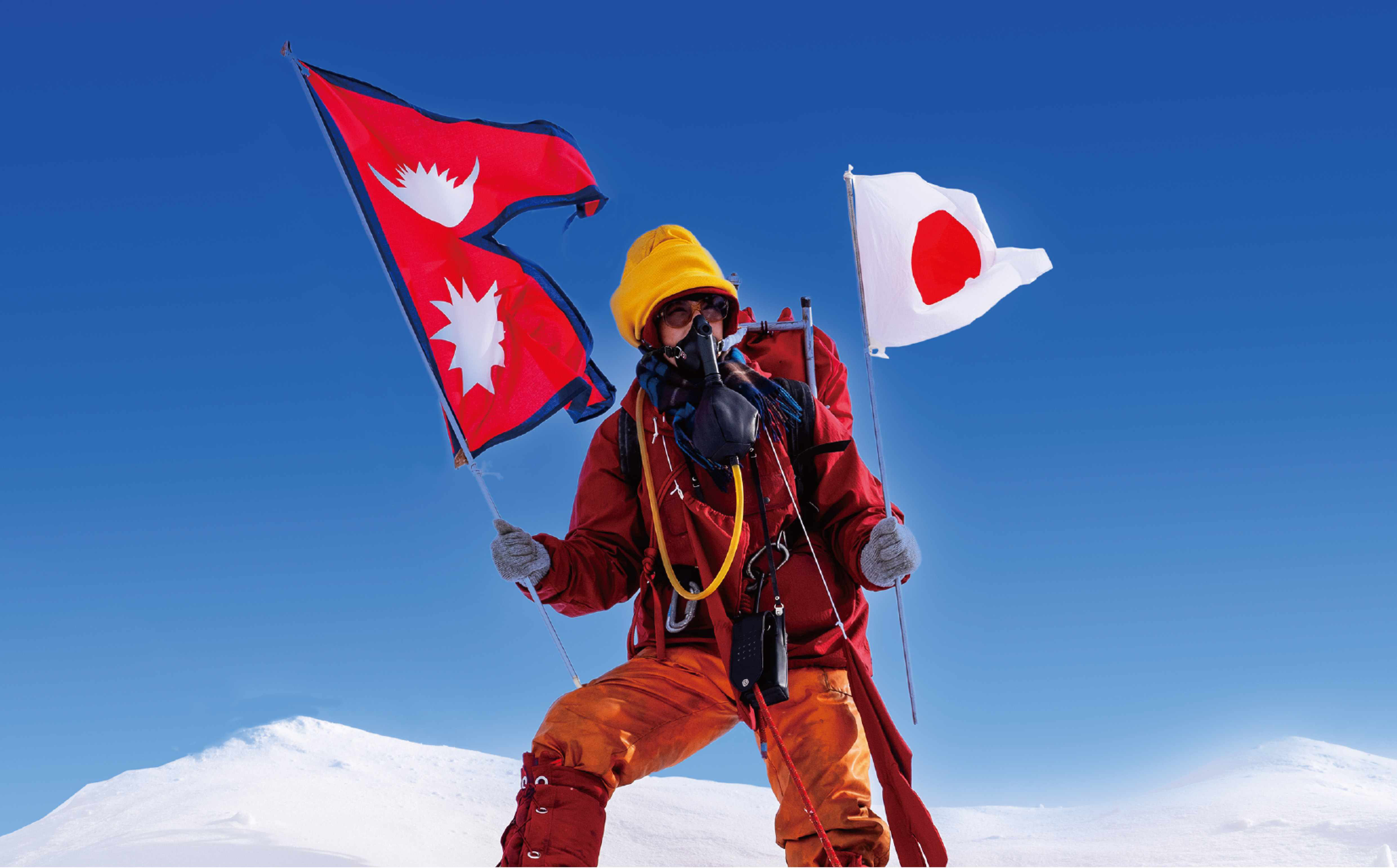 女子登山隊路途中遭遇雪崩重創,最終只有一名成員邁向終點,成為全球首位登頂聖母峰的女性。(翻攝自imdb網站)