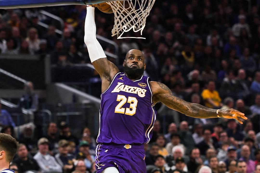 LBJ將離開效力8個賽季的洛杉磯湖人,投奔自由市場。(翻攝自Los Angeles Lakers臉書)