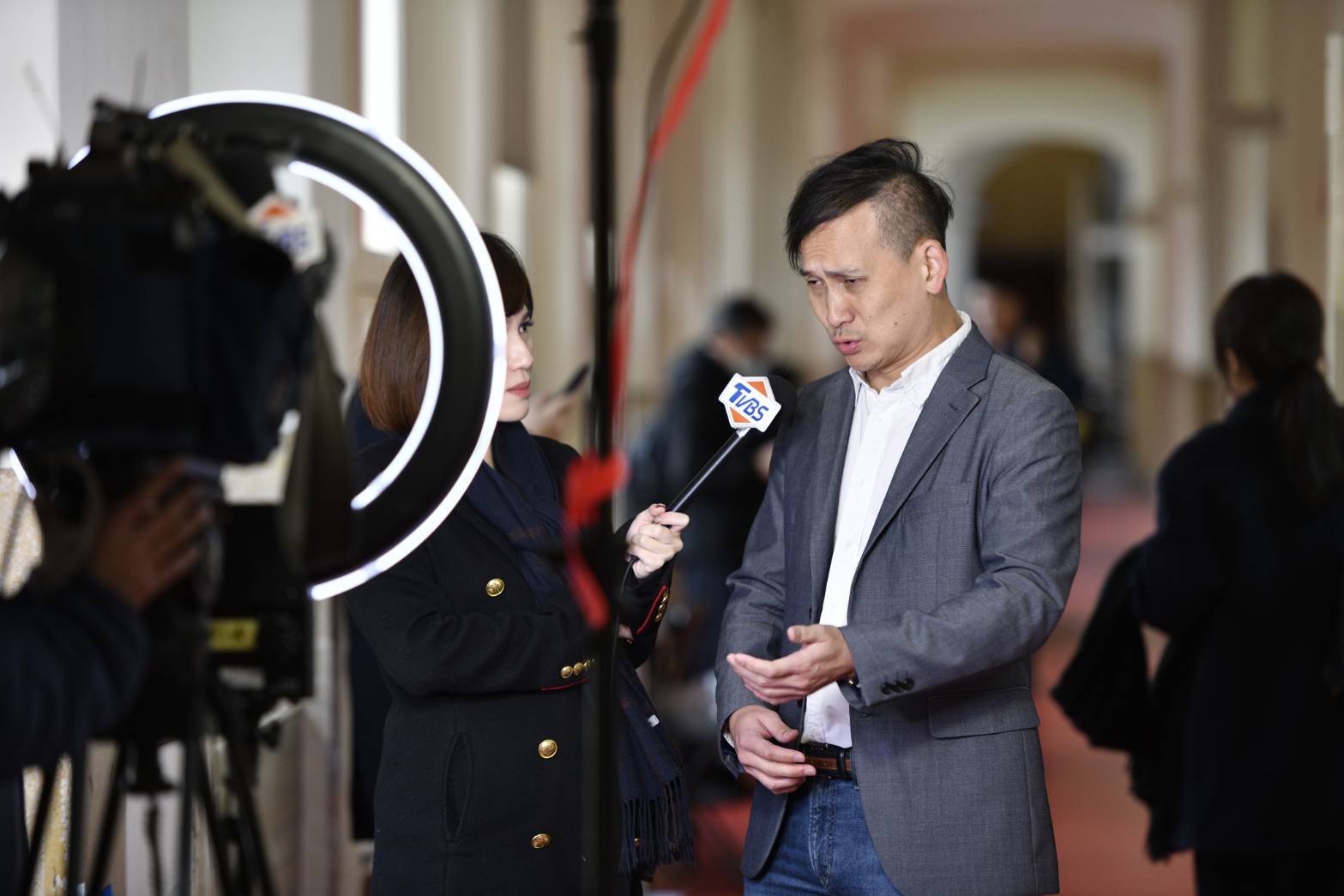 葉元之今日出席選區座談,談到罷免疑似紅了眼眶。(本刊資料照)