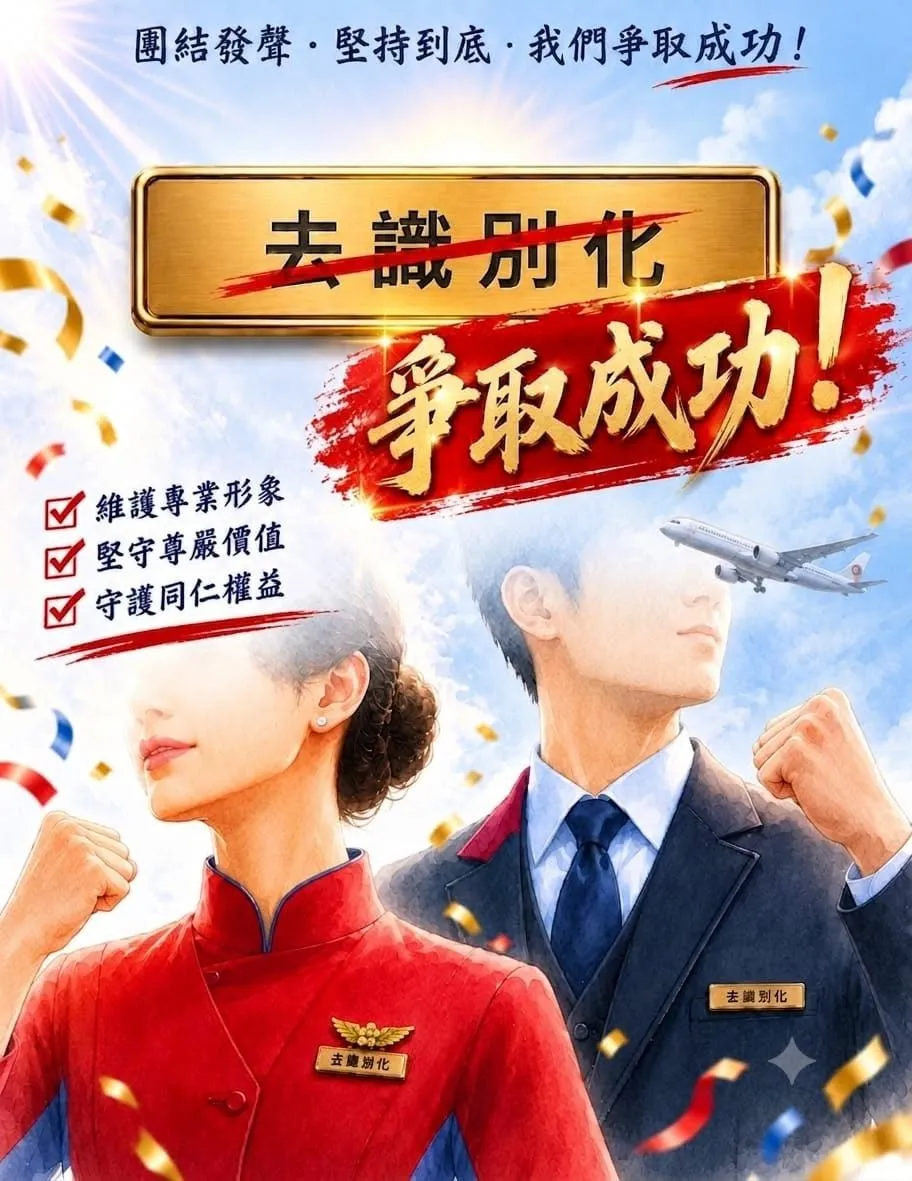 避免員工個資曝光　台灣各大航空公司同意工作名牌取消全名