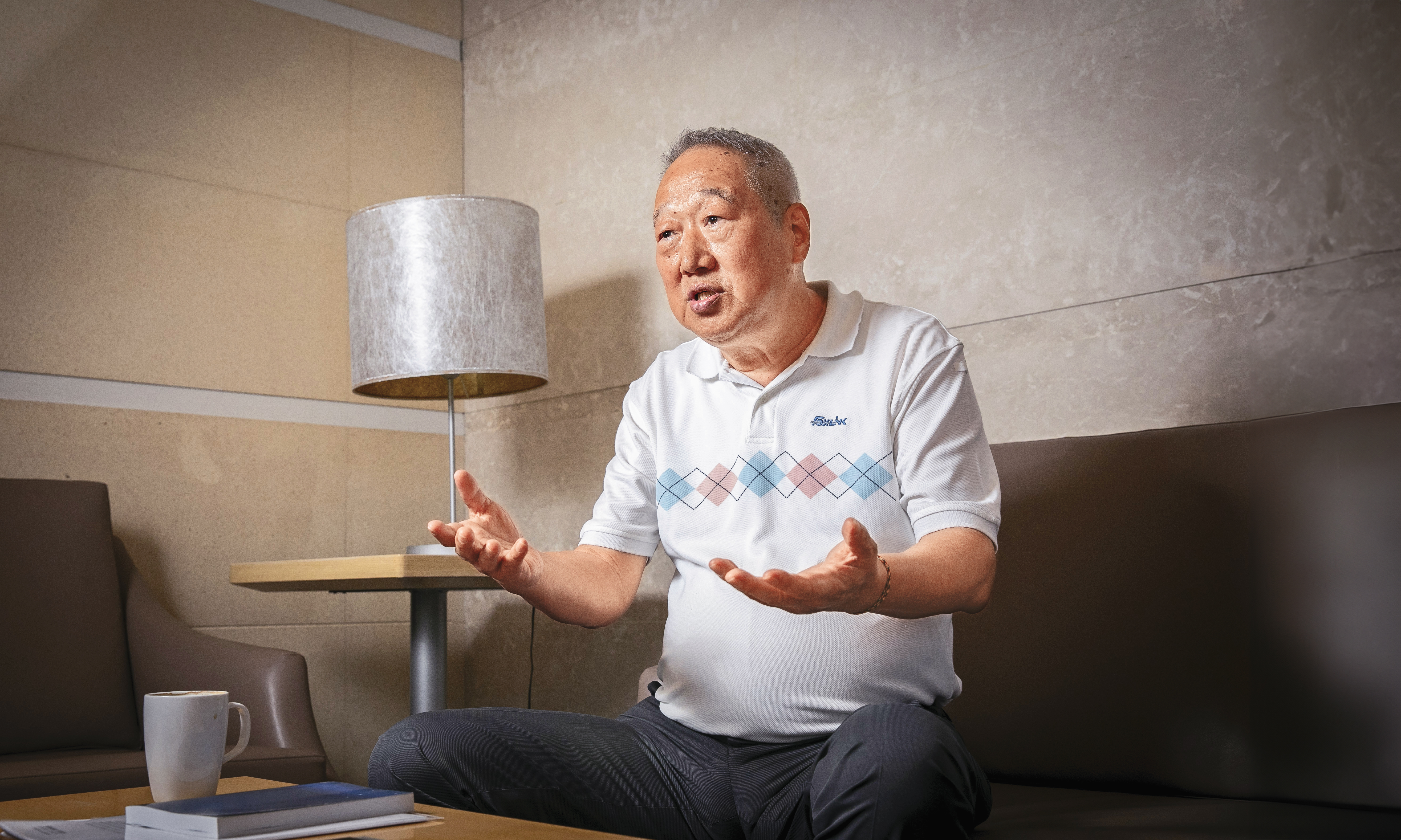 正崴暨森崴董事長郭台強於5月底接受本刊專訪。