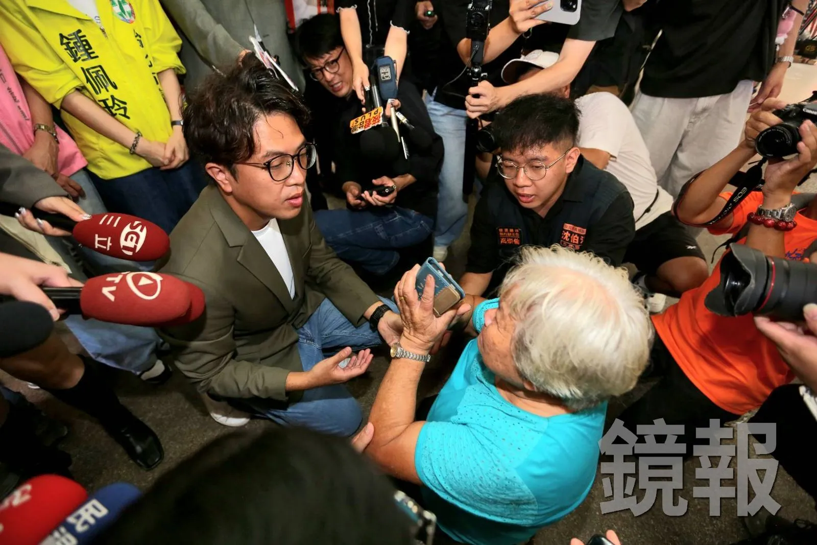 稱向沈伯洋下跪「社子島阿嬤領高薪」　林杏兒認發言確實不妥：願意道歉