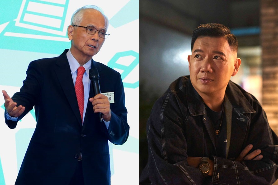 游錫堃酸蔣萬安「認養阿公」後,港星杜汶澤也形容今年台北市長選戰,猶如「一部好電影vs.一部大爛片」,實力懸殊。(鏡報姜永年、本刊資料照)