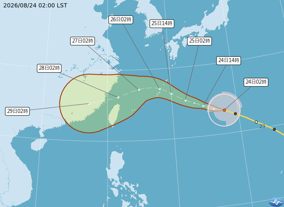 中颱沙德爾恐「大迴轉」撲台？　最新路徑曝：暴風圈這天恐籠罩北台灣