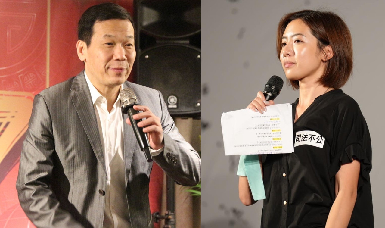黃瀞瑩透露在去年選舉期間曾經歷鍾小平瘋狂連環扣,想要尋求民眾黨站台。(翻攝黃瀞瑩、鍾小平臉書粉專)