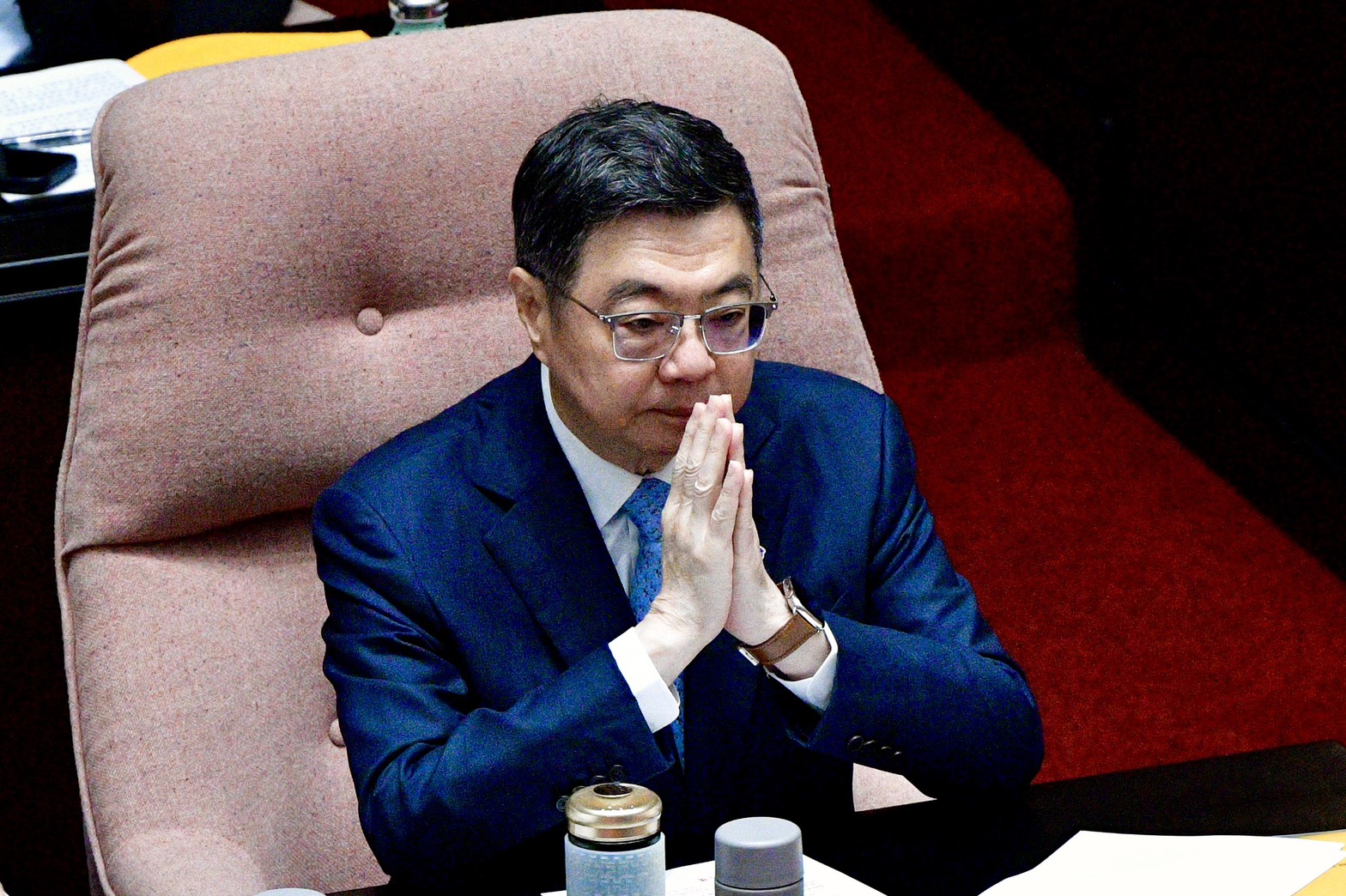 卓榮泰表示,中國一再地對外施展其霸權已引起全世界大家共同的反感,中華民國台灣是一個主權獨立的國家,中華人民共和國無權干涉中華民國台灣內政、外交。(鏡報李智為)