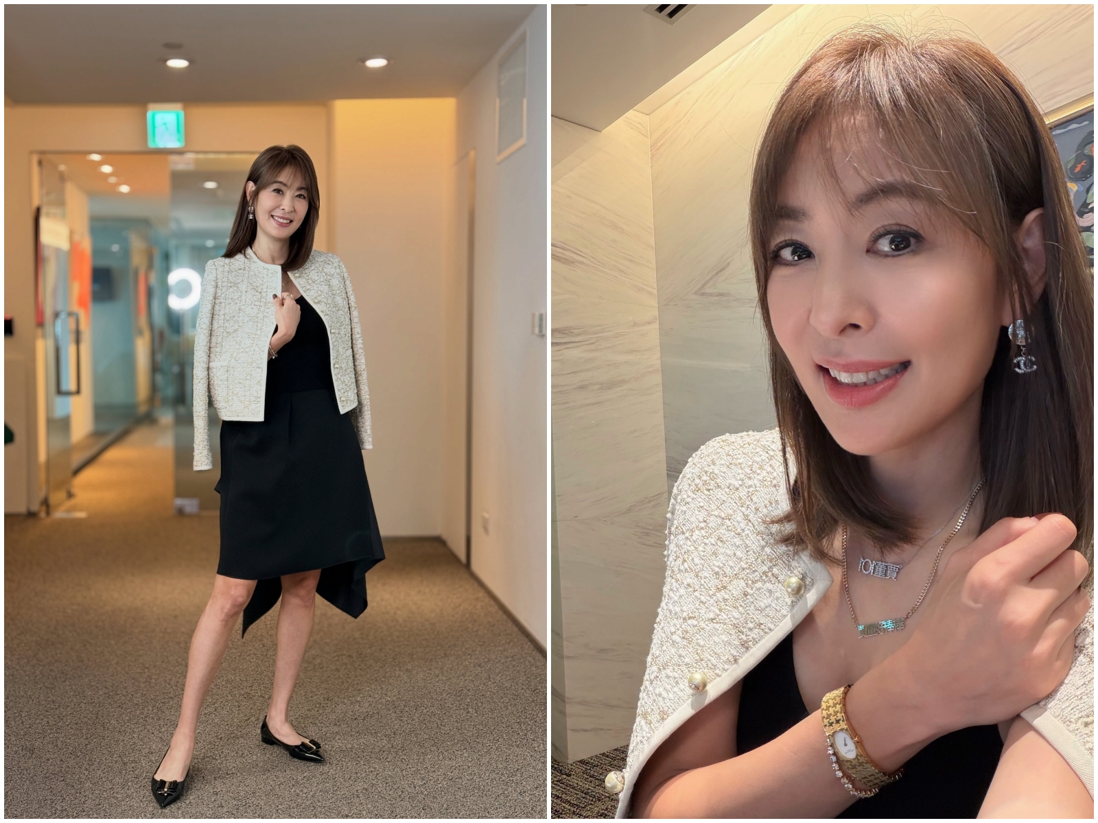 賈永婕身上那件被批「不純樸」的Dior外套捐出去了。(翻攝賈永婕的跑跳人生臉書)