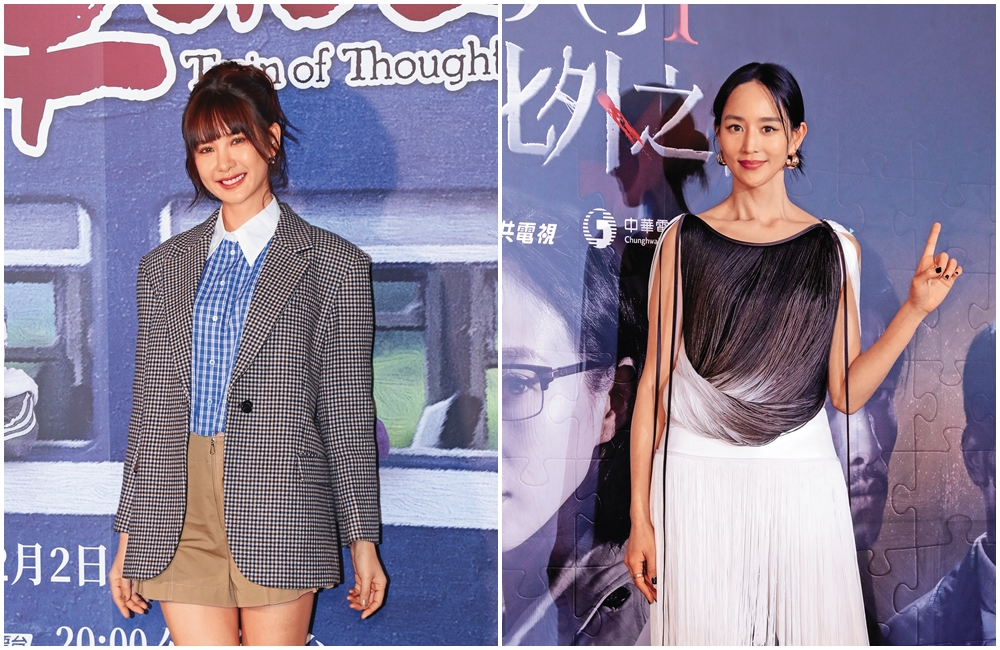 張鈞甯(右)年初就傳受邀演出台版《我們的藍調時光》。安心亞(左)在台版卡司陣容大致底定前參演,目前已開始讀本。