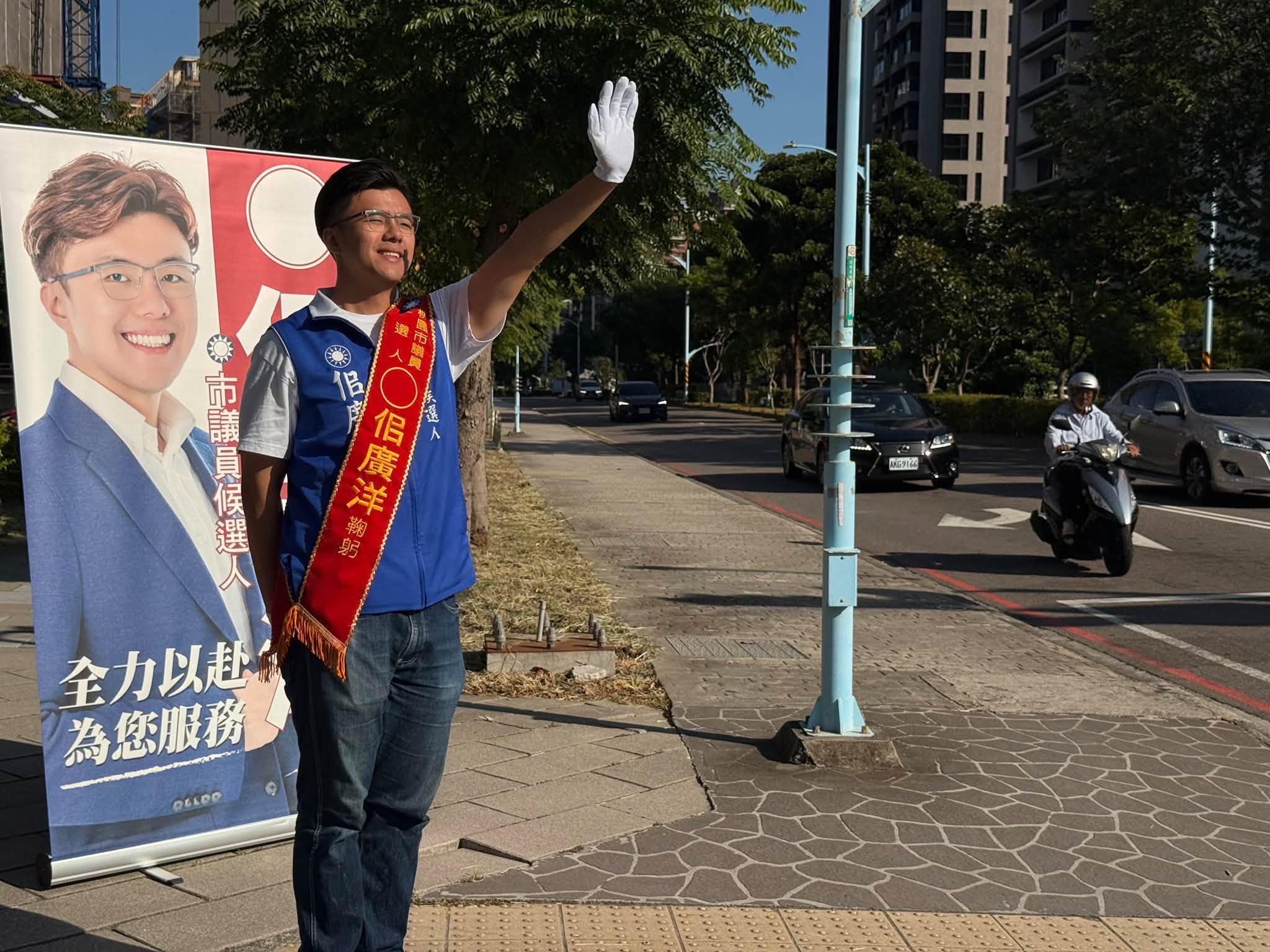 佀廣洋涉賄遭約談交保後,首度發聲。(翻攝佀廣洋臉書)