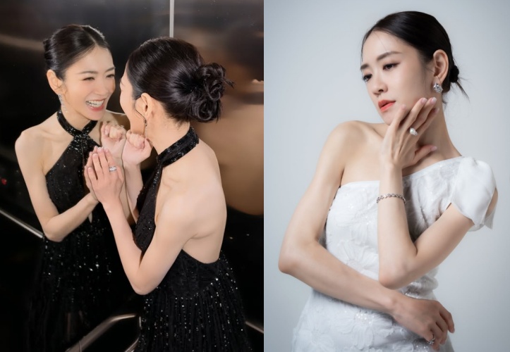 44歲女星楊千霈今年初赴日本滑雪發生嚴重摔倒意外,導致前十字韌帶撕裂與半月板受傷,甚至痛到坐輪椅掛急診。(翻攝自instagram/pinkbabe0309)