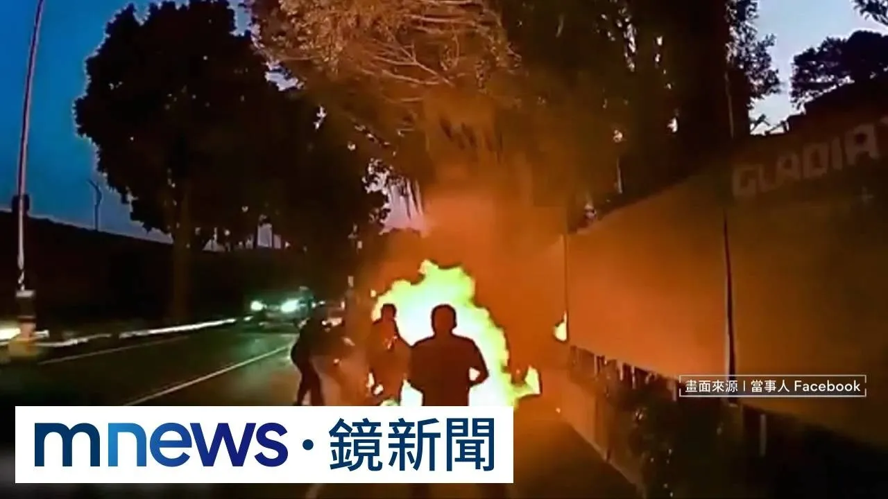 離譜行車糾紛！　4惡煞燃「信號彈」毆人遭反制
