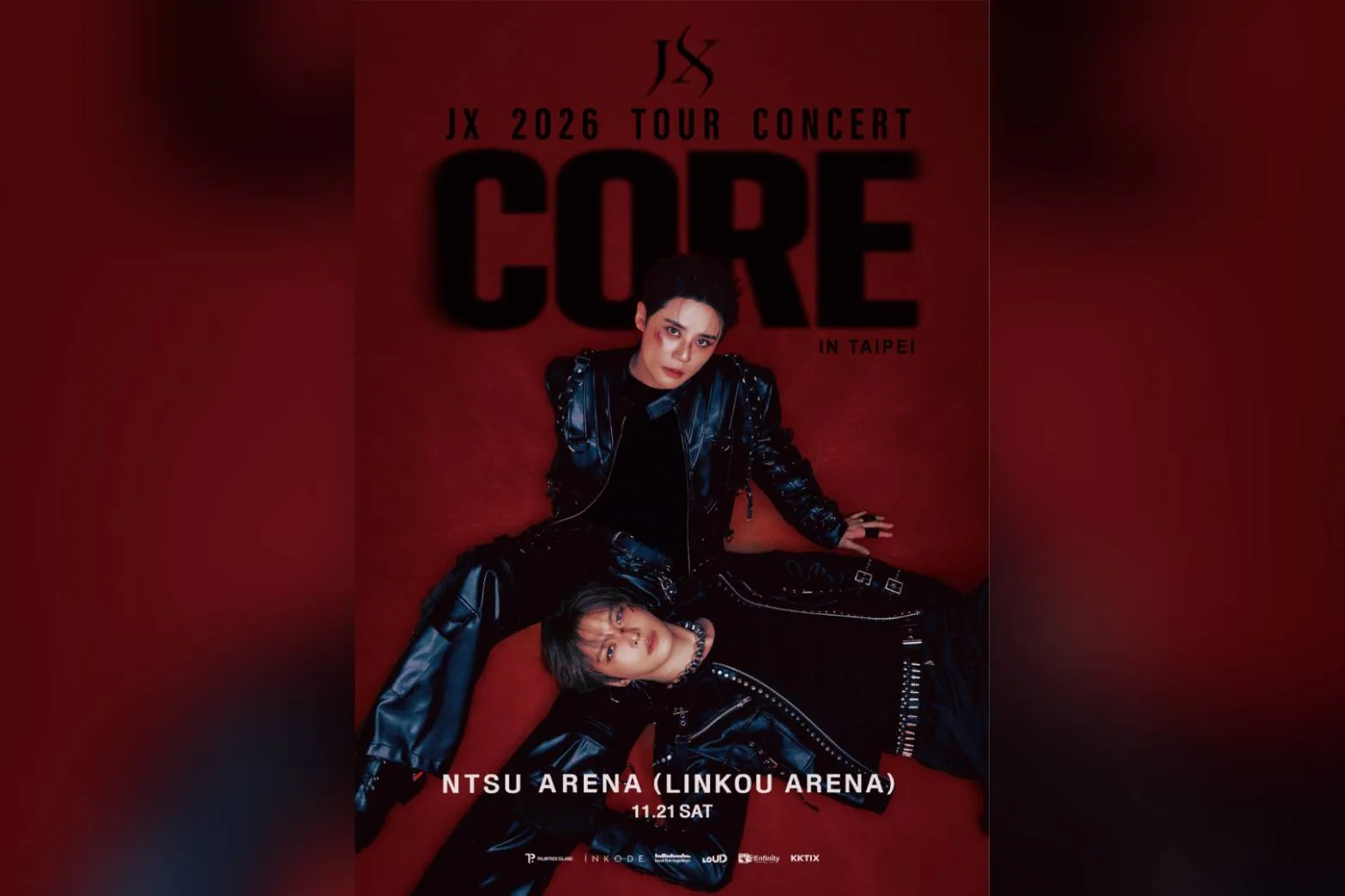 JX 金在中、金俊秀雙人活動啟動！全新巡演《CORE》11/21登台　搶票資訊曝光