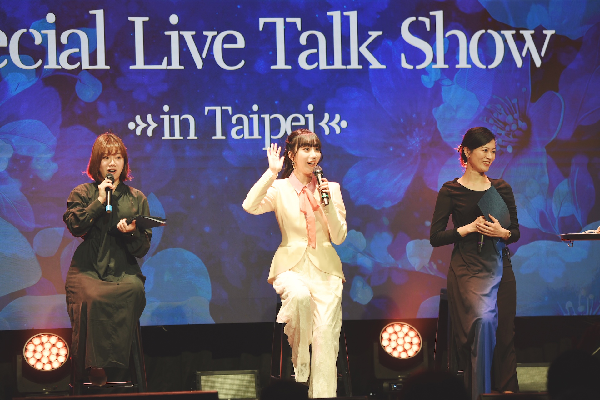 日本寶塚歌劇團前月組二番手男役美彌瑠璃香舉辦Talk Show。(煌月藝術文化提供)