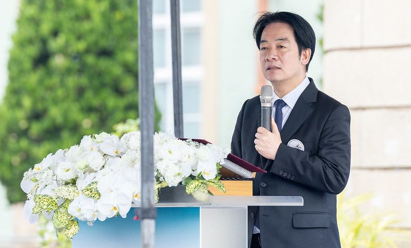 賴清德今出席二二八79週年紀念儀式。(總統府提供)