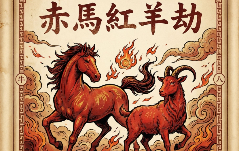 2026年迎丙午馬年,「赤馬紅羊劫」引熱議。(AI生成)