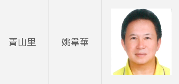 新北土城青山里里長姚韋華因揪團受中共招待,還曾向團員表示:「這頓是習近平請客。」(翻攝土城區公所官網)