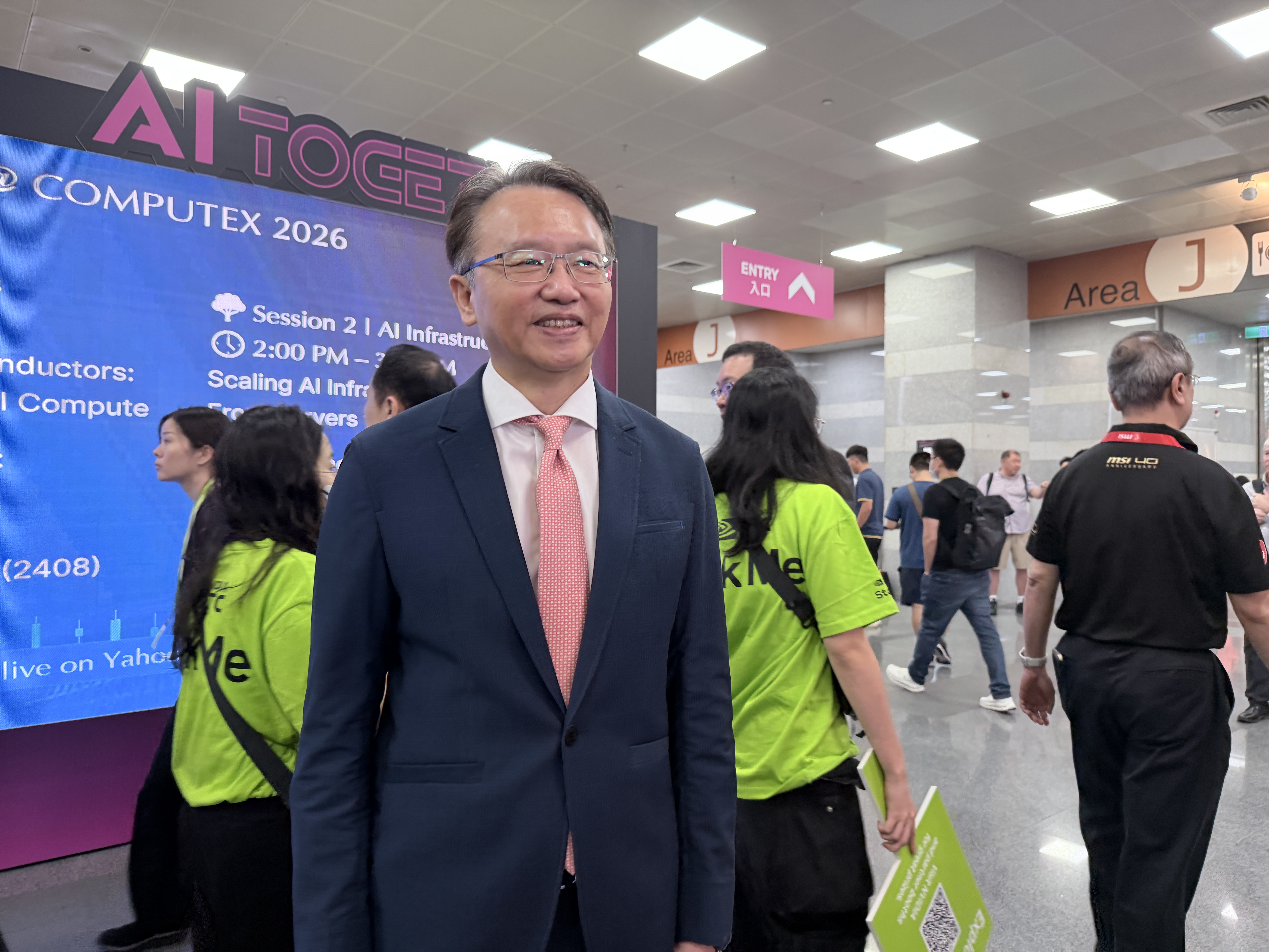 宏碁董事長暨台北市電腦公會理事長陳俊聖看好NVIDIA的AI PC可望帶動產業需求。