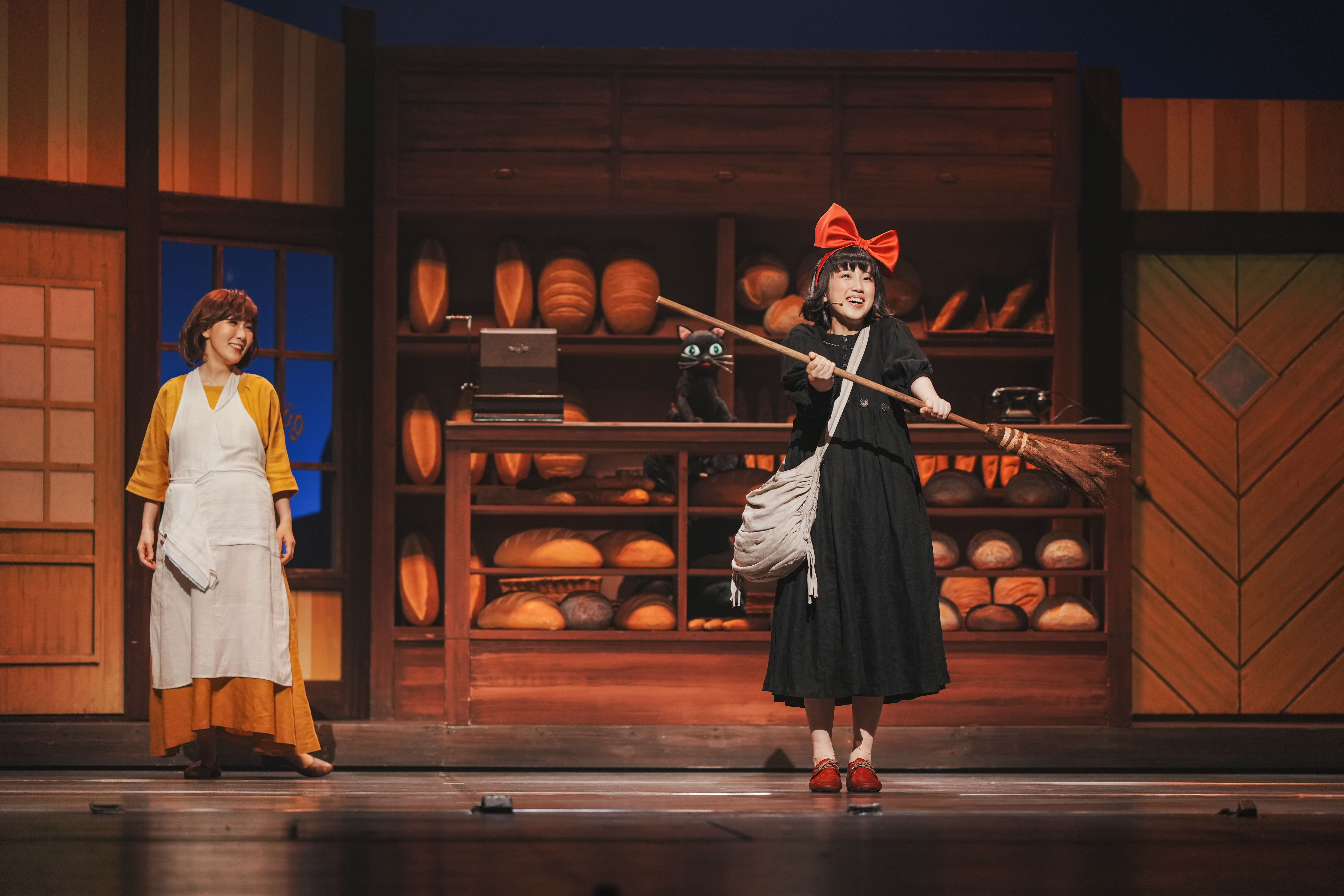 《魔女宅急便》音樂劇來台公演今天舉行備受期待的首演。(牛耳藝術提供)