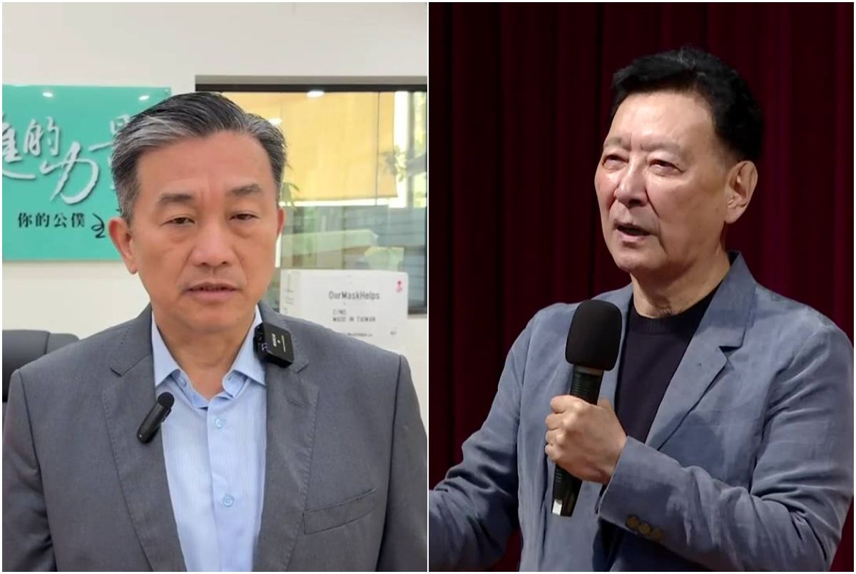 王定宇(左)、趙少康(右)為了台美關稅隔空交鋒。(資料照)