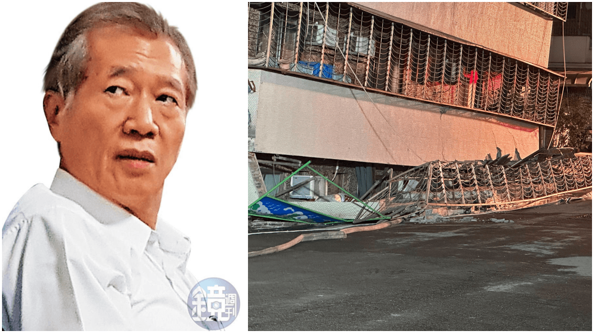 基泰建設施工不當導致大直街民宅下陷,如今公司董事長黑歷史遭起底。(鏡週刊提供、鏡新聞資料照)