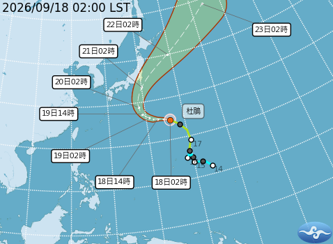 今高溫飆36度！未來一週晴朗穩定　杜鵑颱風「大迴轉」路徑曝