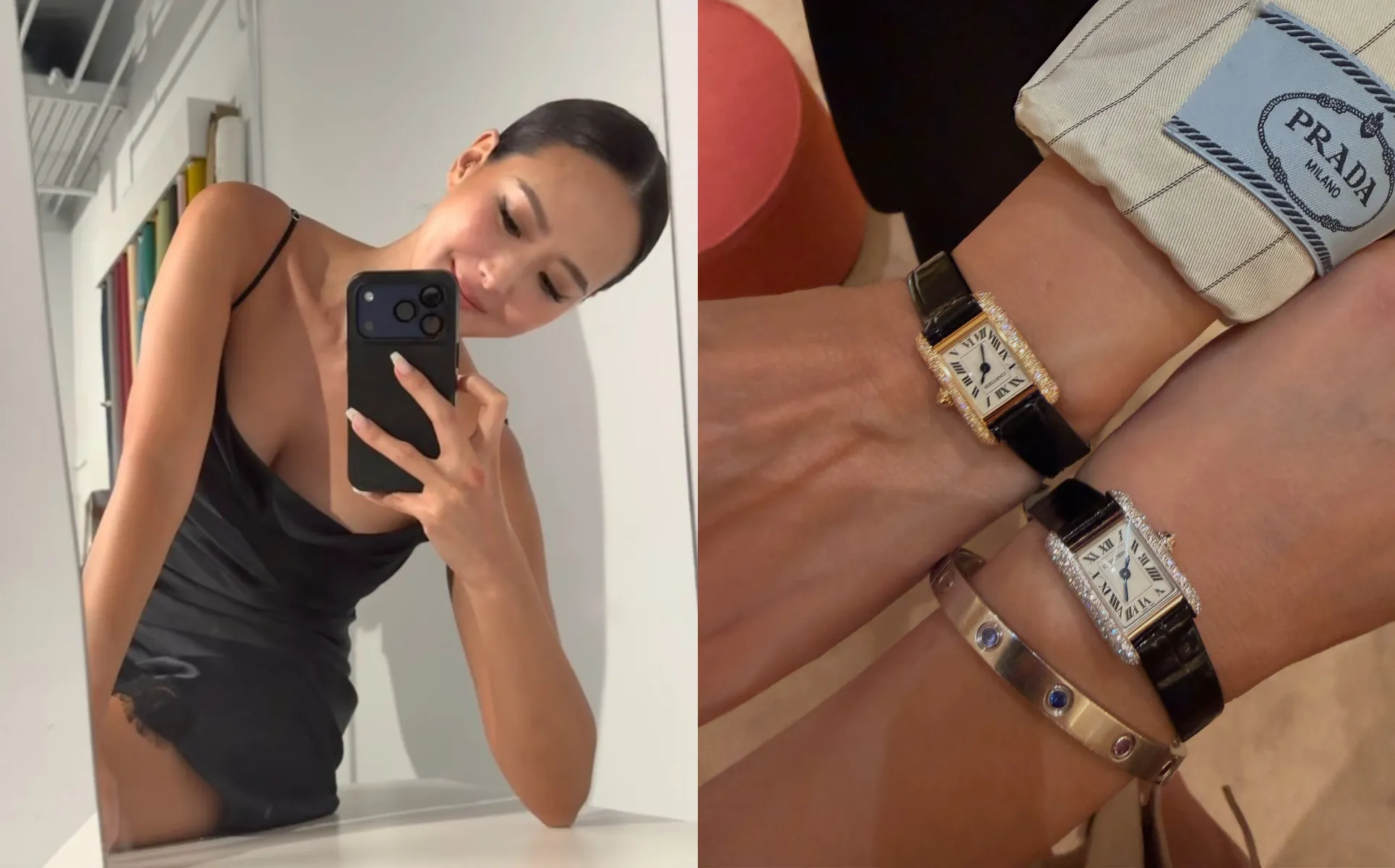 48歲孫芸芸俯身自拍辣翻！勾廖曉喬曬「131萬姑嫂對錶」　女兒認證私照「很真實」