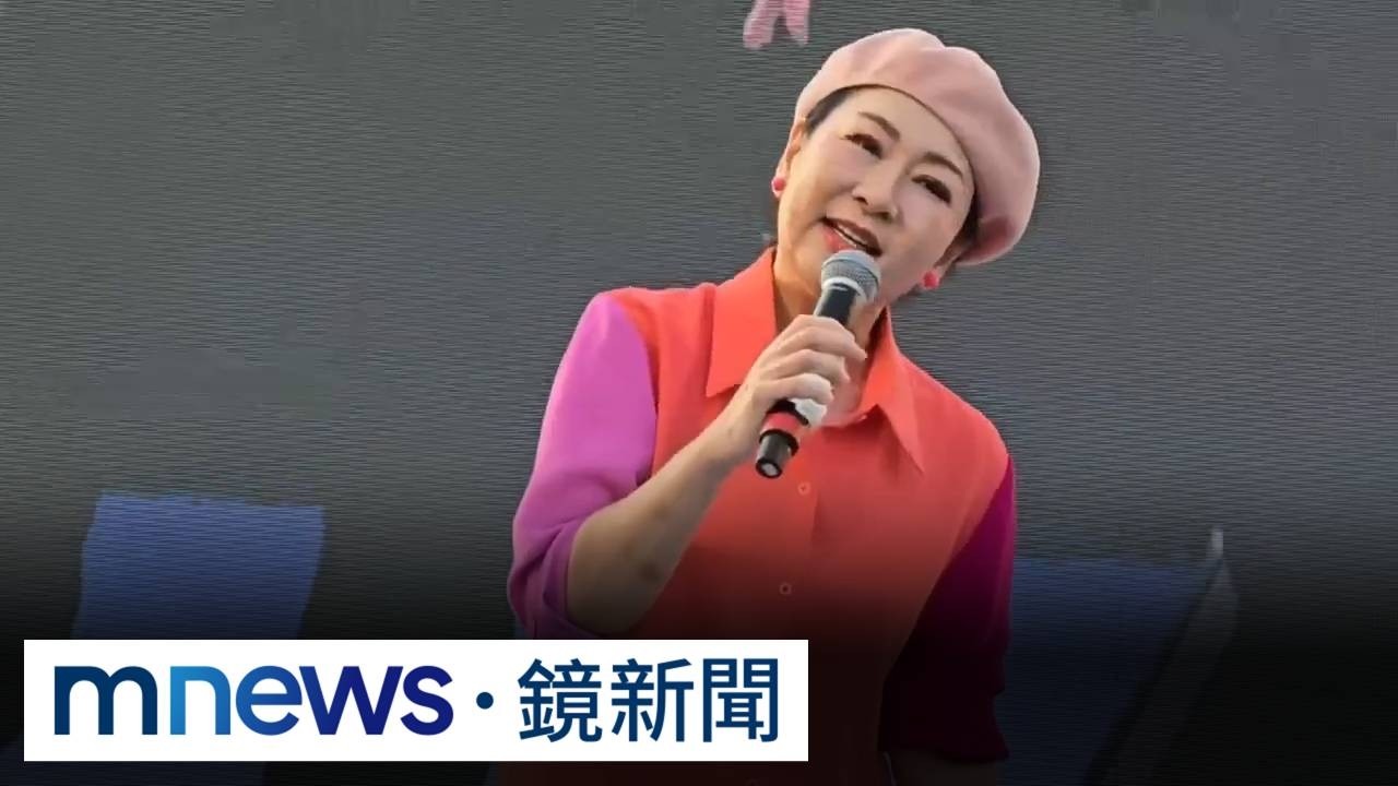 證實離婚後首現身　張秀卿淚灑「造勢舞台」：會勇敢的