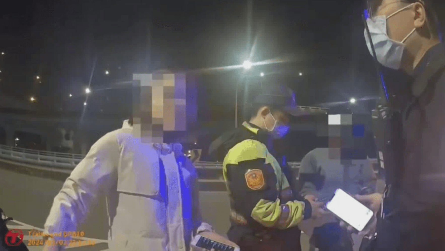 新北市土城警方日前發現有民眾酒駕。
