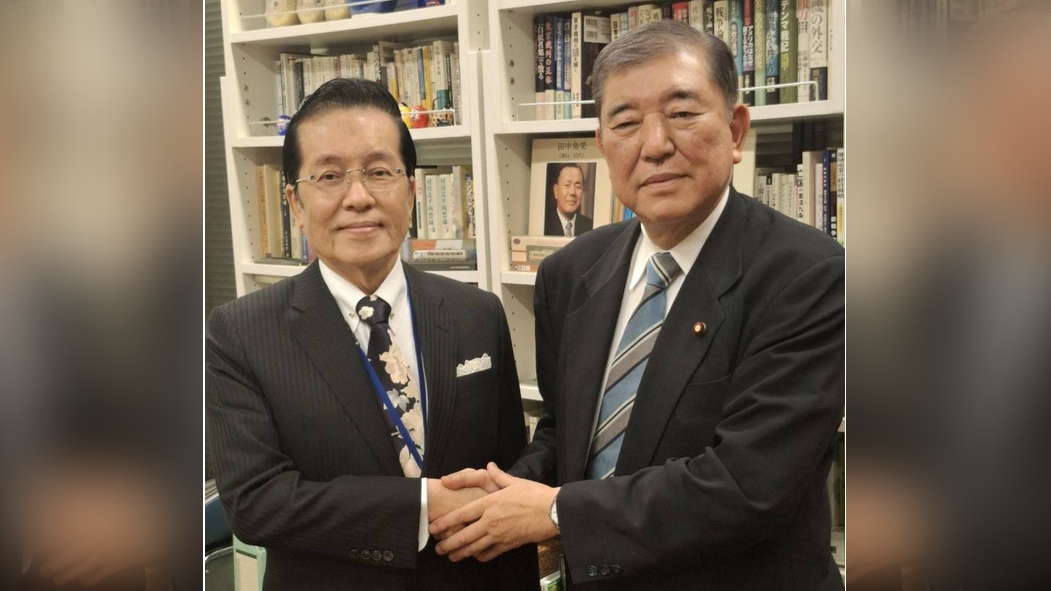 張榮恭訪日拜會石破茂　闡述國民黨「台灣無事日本無事」兩岸路線