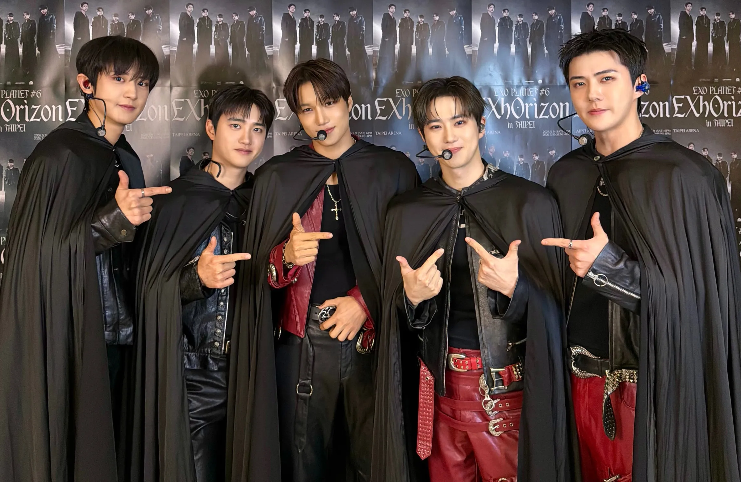 EXO高雄簽售遭質疑「在台灣辦卻要先辦台胞證」。(翻攝EXO IG)