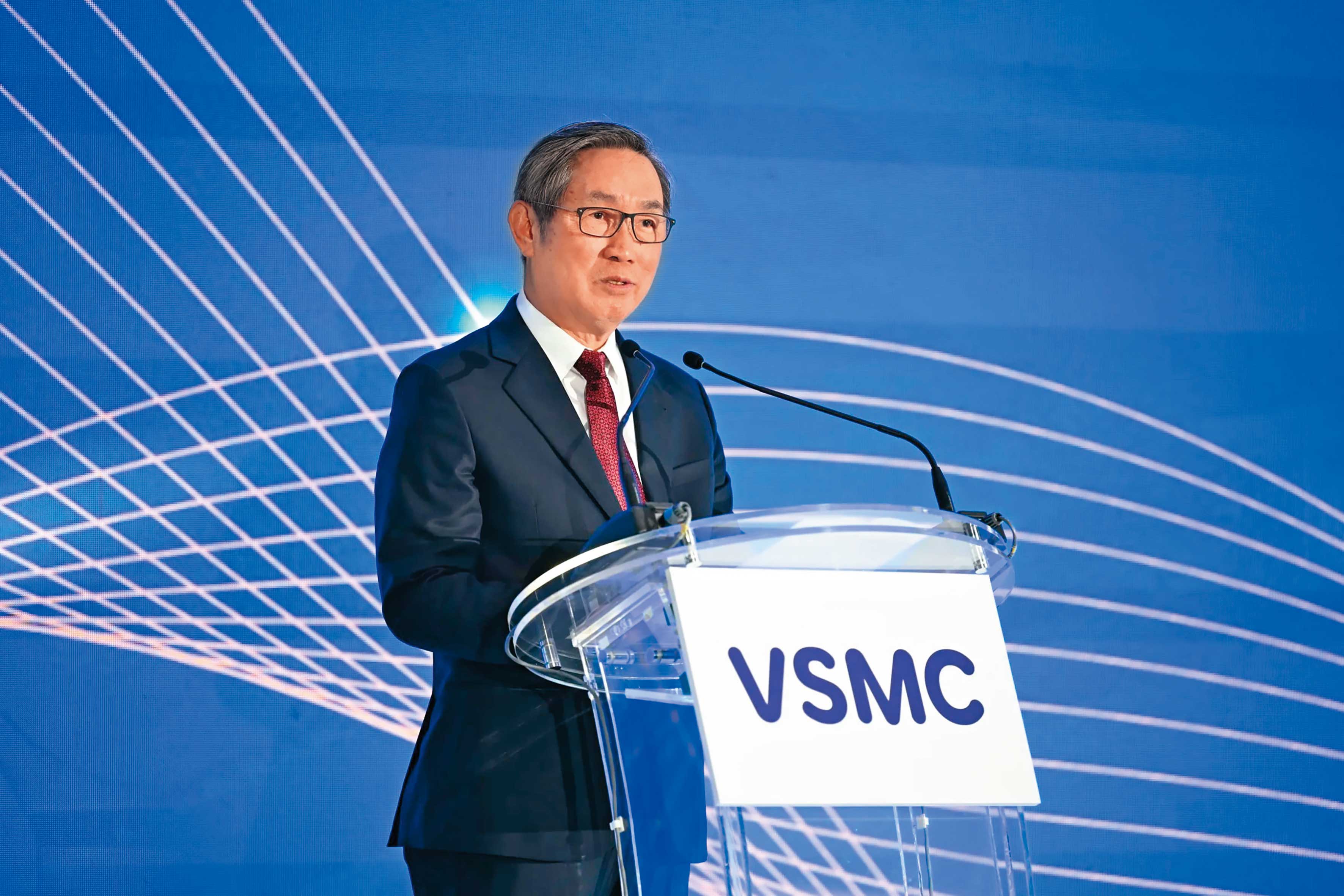 世界先進與恩智浦合資VSMC的12吋晶圓廠上週一開幕,由世界先進董事長方略擔任子公司掌舵手。(世界先進提供)