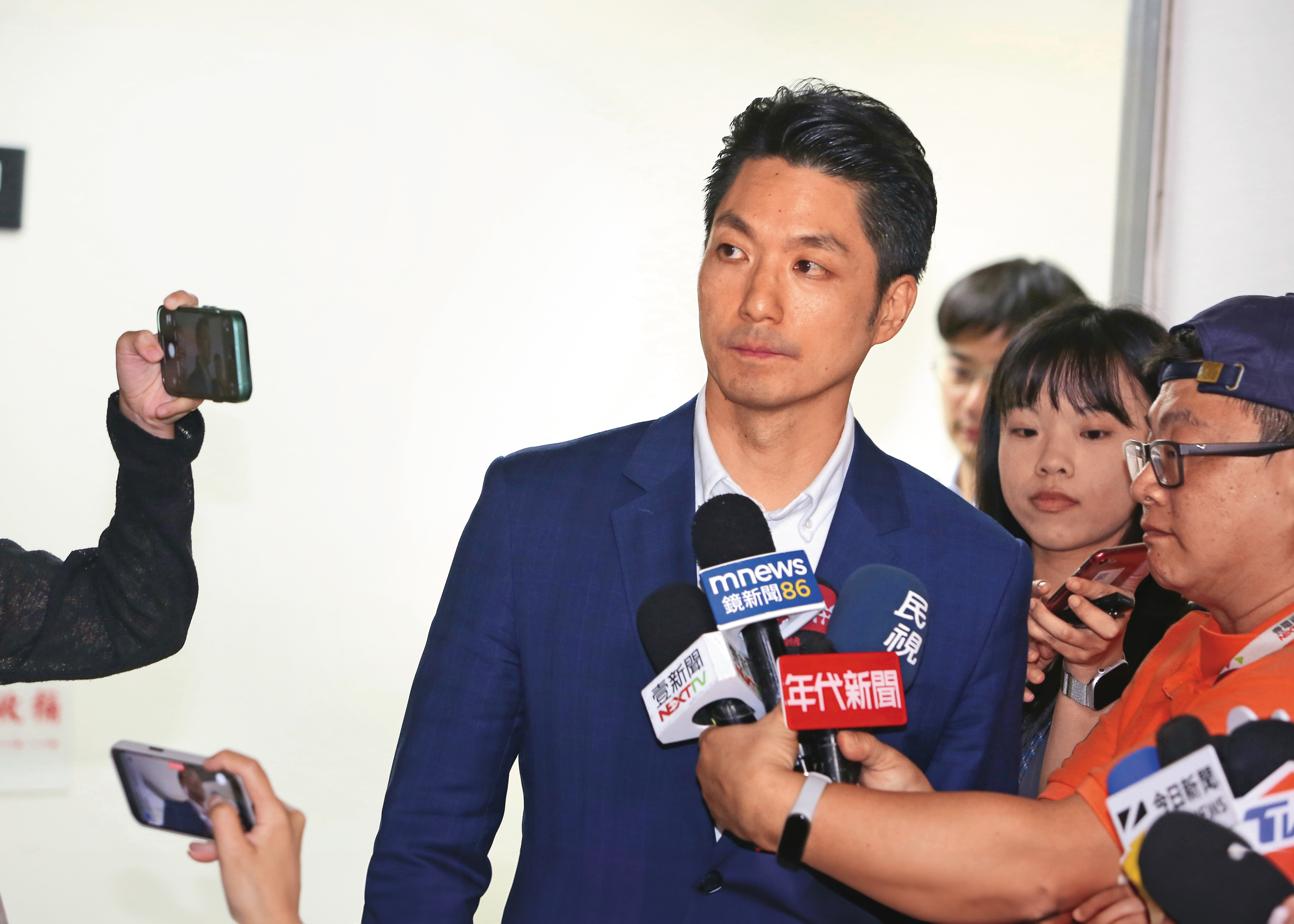 蔣萬安兒赴美交換陷爭議。(鏡報姜永年攝)
