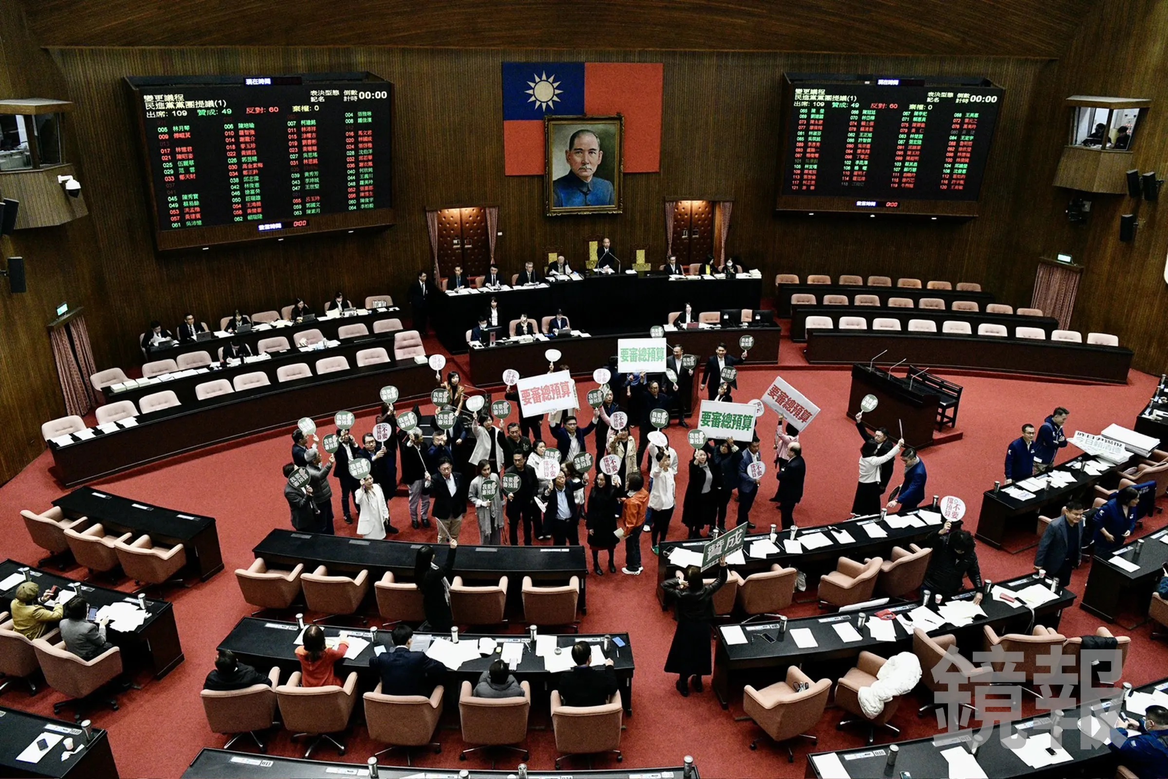 總預算案在立法院陷入長達225天的僵局,今出現戲劇性轉折。資料照(鏡報李智為)