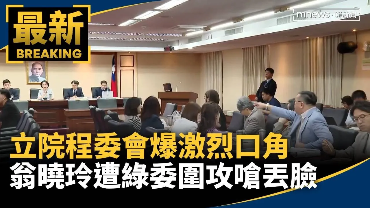 立院程委會爆激烈口角　翁曉玲遭綠委圍攻嗆丟臉
