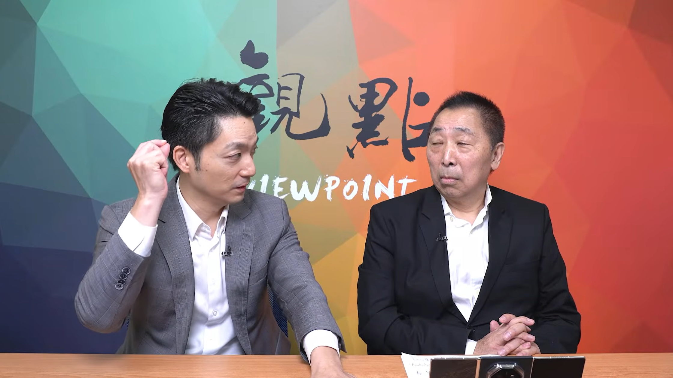 遭逼問「是中國人嗎？」蔣萬安堅稱台灣人　唐湘龍一度語塞望天
