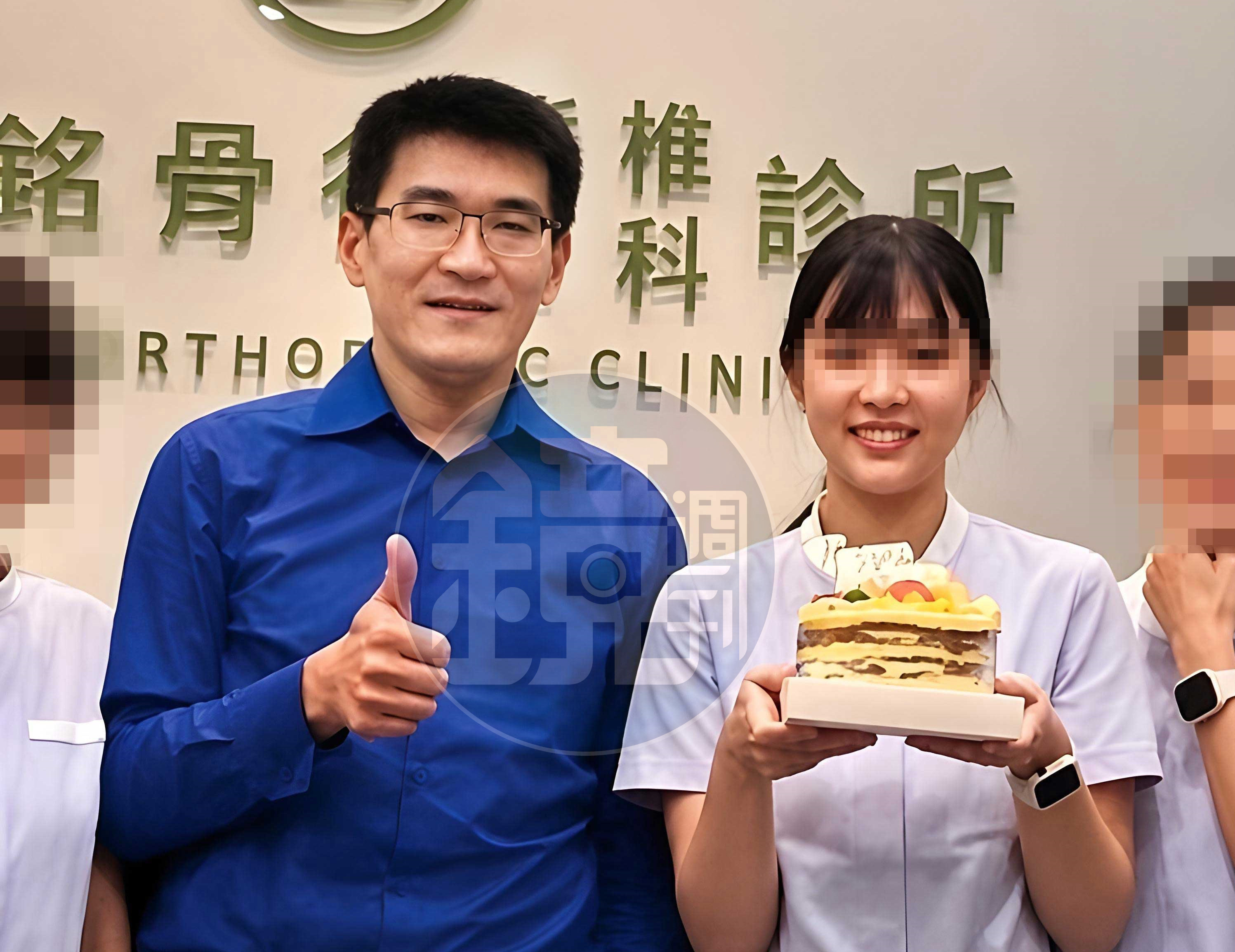 趙建銘疑替許芊芊慶生照片曝光。(讀者提供)
