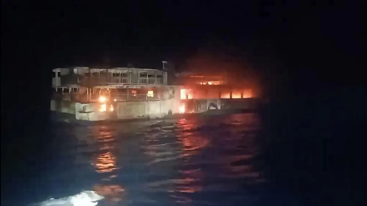 菲律賓渡輪驚傳大火！5人死亡、87人失聯　搜救持續進行中