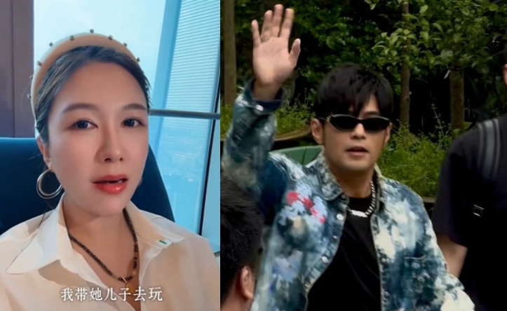 周杰倫遭狗仔影射藏私生子,被影射的女主角劉若雪閨密Amy姐也跳出來澄清小孩親爸另有其人。(翻攝微博)