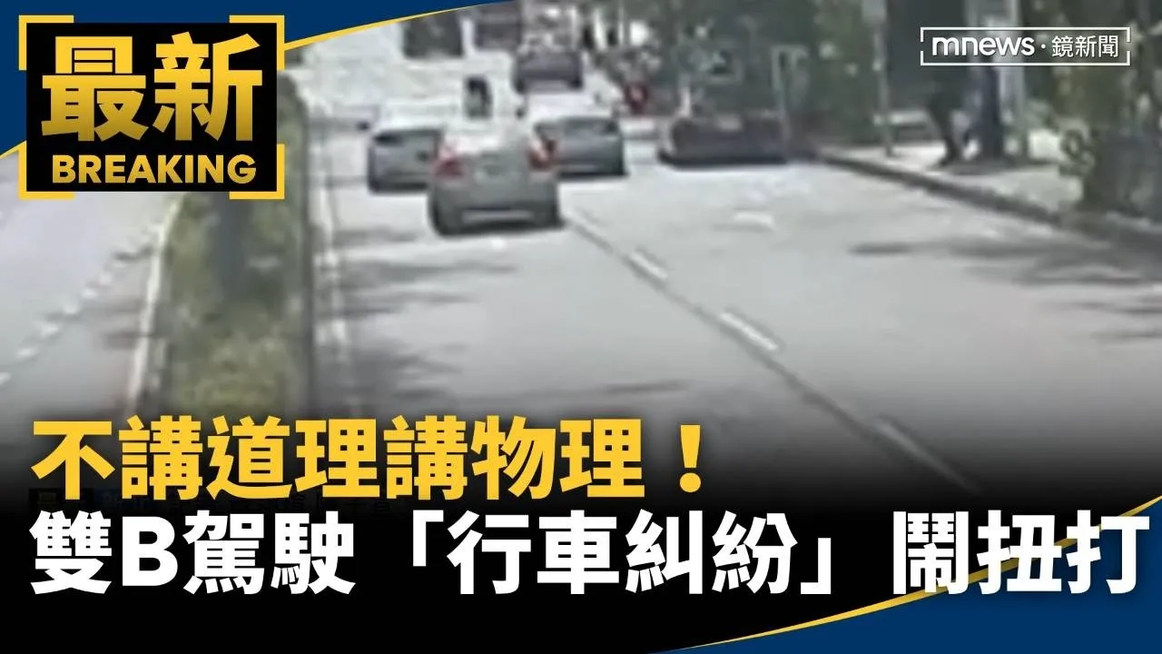 不講道理講物理！　雙B駕駛「行車糾紛」鬧扭打