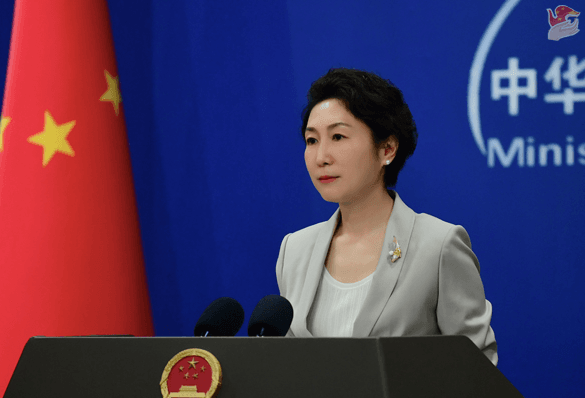 中國外交部發言人毛寧。(翻攝中國外交部官網)