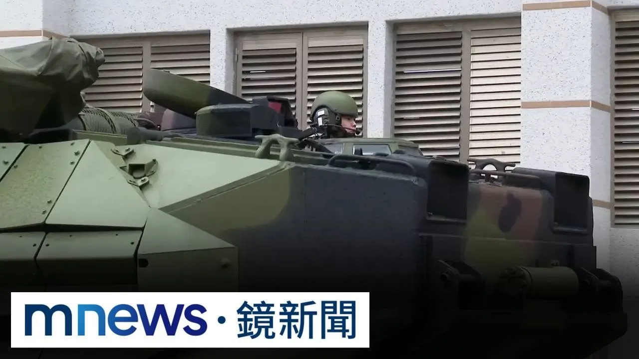 備戰薔琵颱風！　AAV-7兩棲突擊車進駐蘇澳鎮