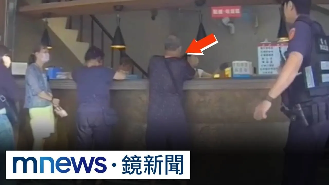 五旬男點完便當中風「趴櫃檯30分鐘」　警即時救援
