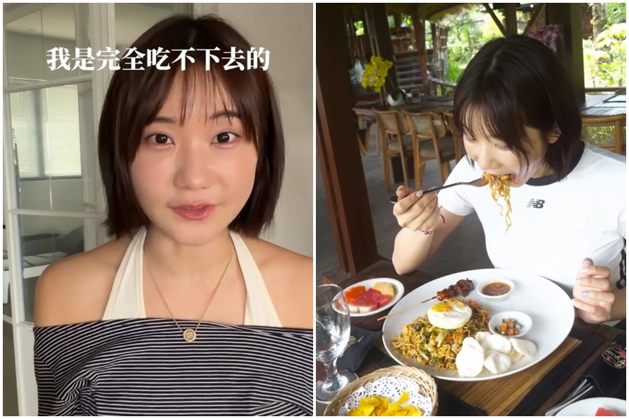 愛莉莎莎最近開始「戒肉」,和她在峇里島吃雞肉沙嗲有關。(翻攝自愛莉莎莎 Alisasa 臉書)