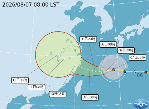中颱白海豚短暫回血！基隆侵襲率45%、連江57%　今晚恐發海警