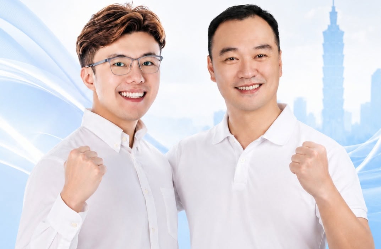 佀廣洋黑歷史連發,桃園在地里長簡士強仍表態力挺。(翻攝自簡士強臉書)